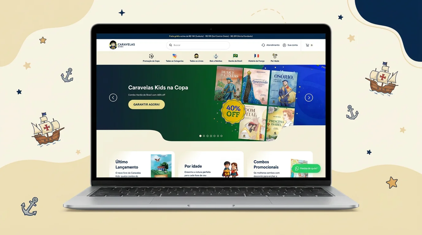 Caravelas Kids · desktop