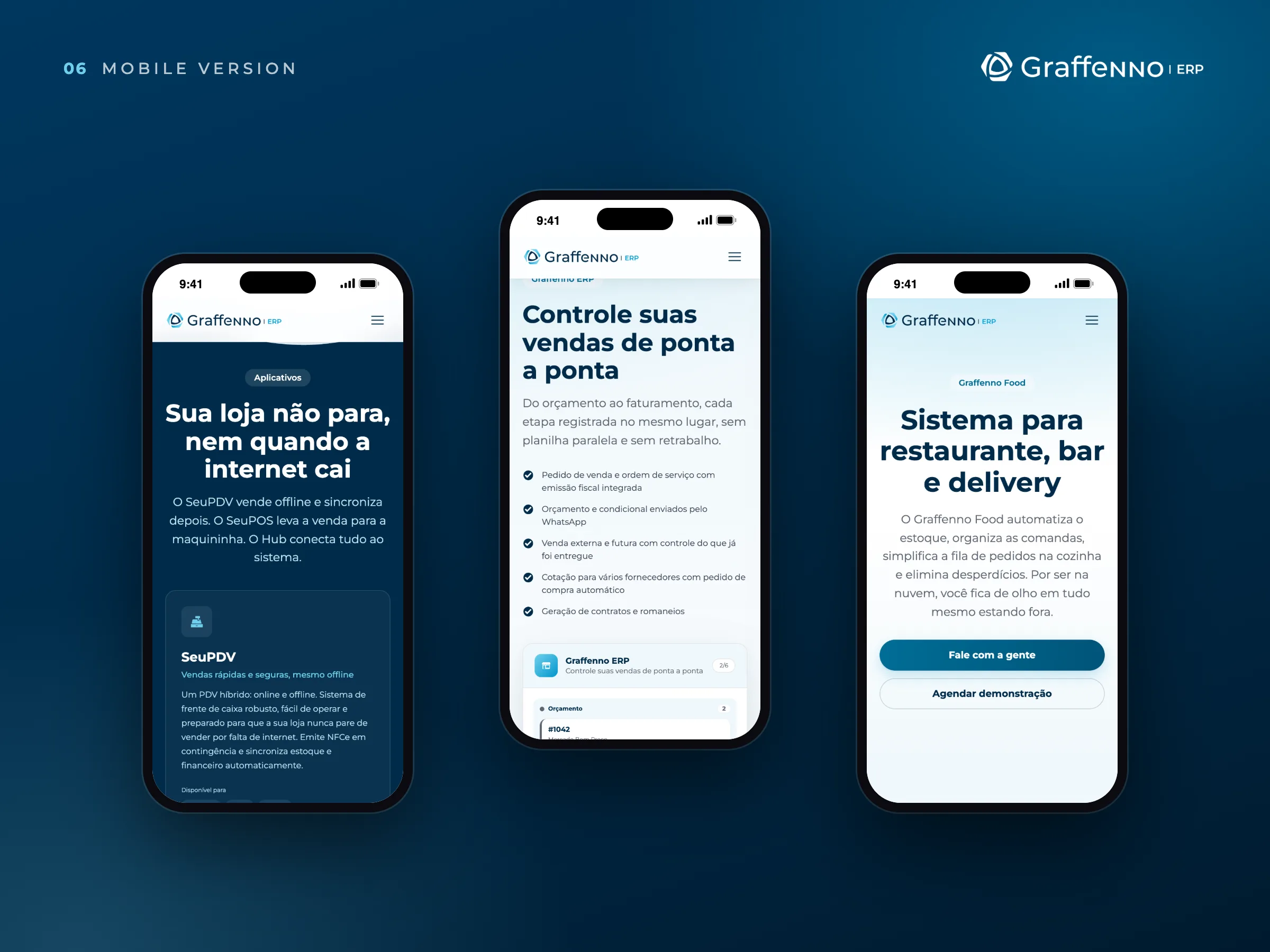 Graffenno · Versão mobile